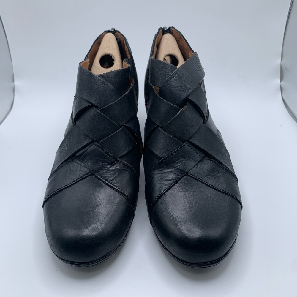 NWB Women's Cobb Hill Laurel Woven black leather size 6.5M heels 1816 - Picture 5 of 10